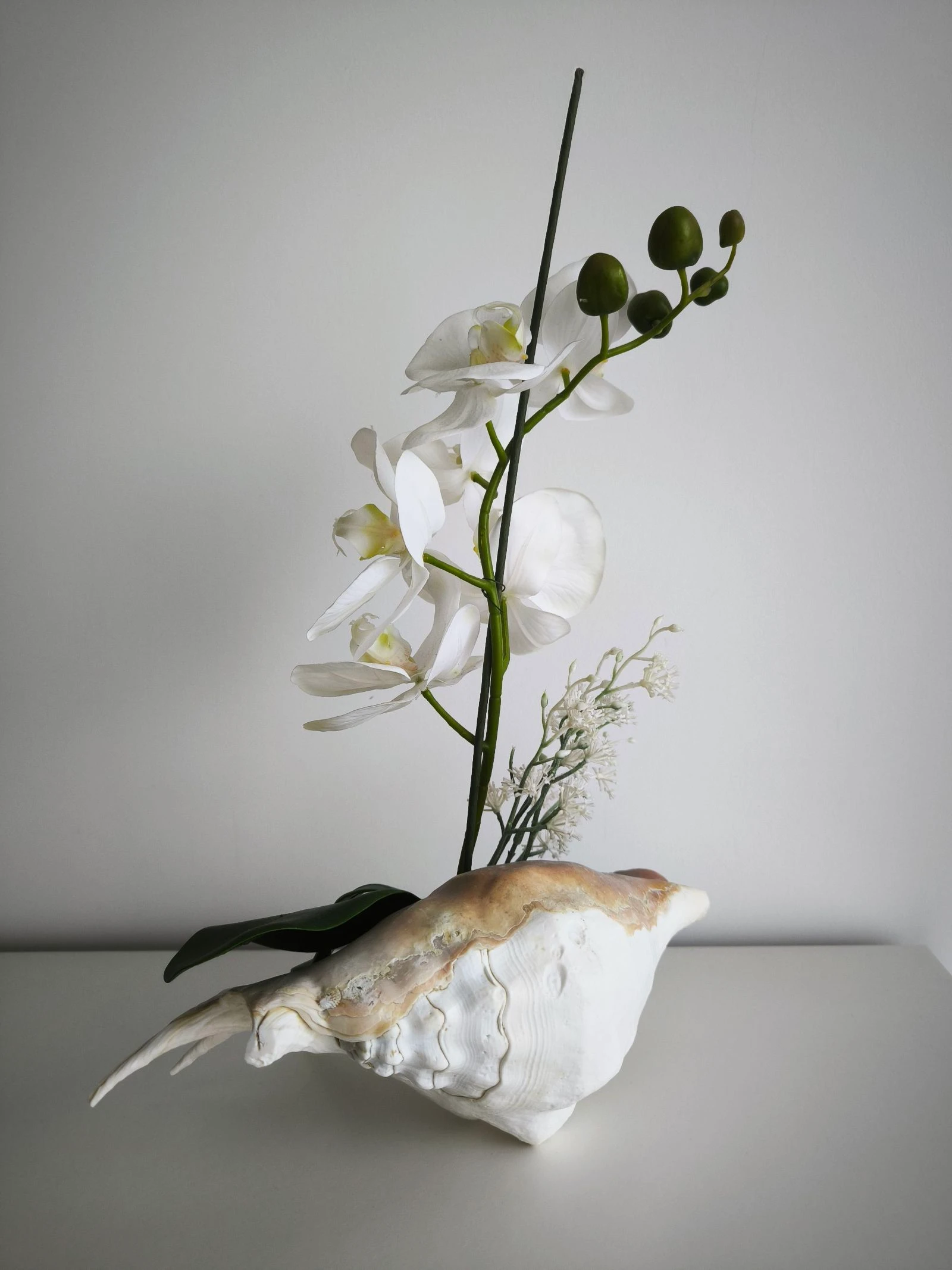 Arranjo met kunstmatige orchidee, als nieuw – photo 5